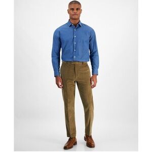 Tommy Hilfiger Drew Men's Classic Fit Taupe Corduroy Cotton Pants - NWT